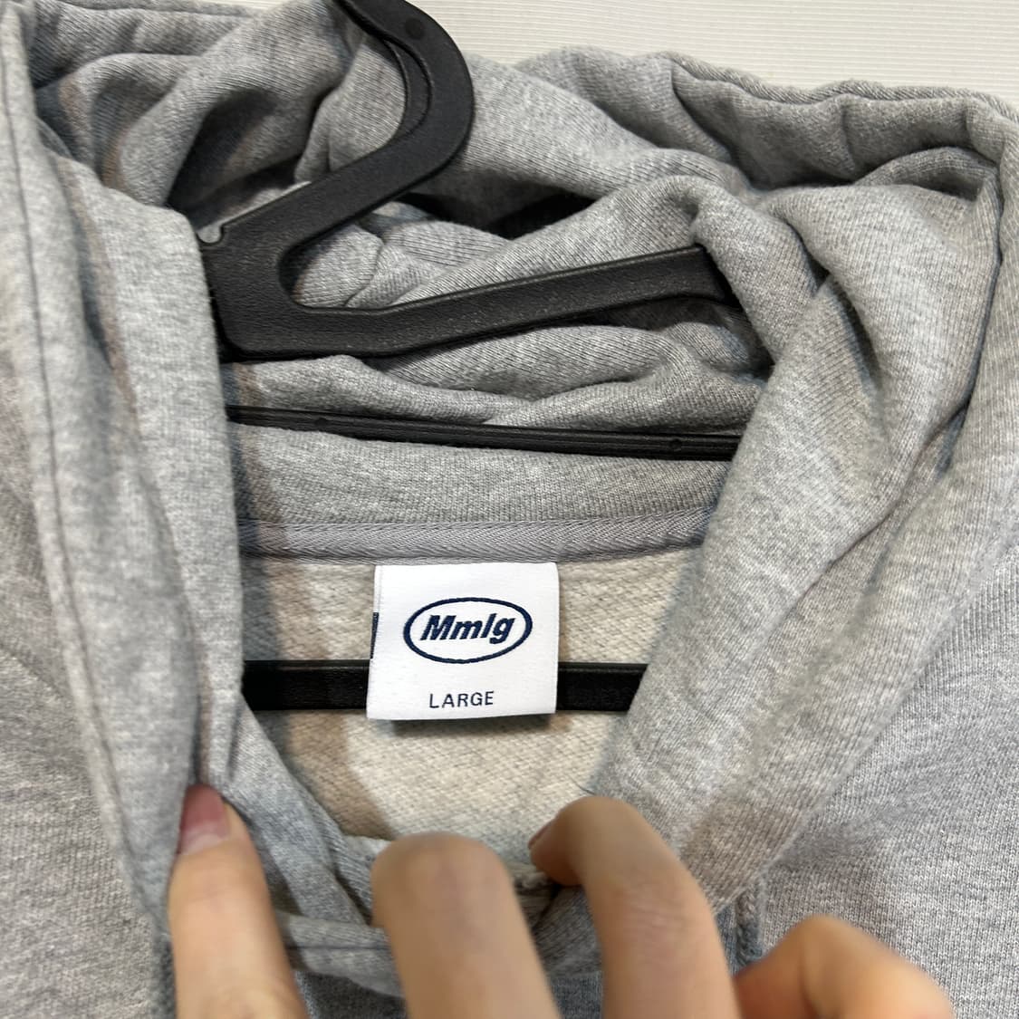 Mmlg 남성 기모 후드티 L 상품이미지2