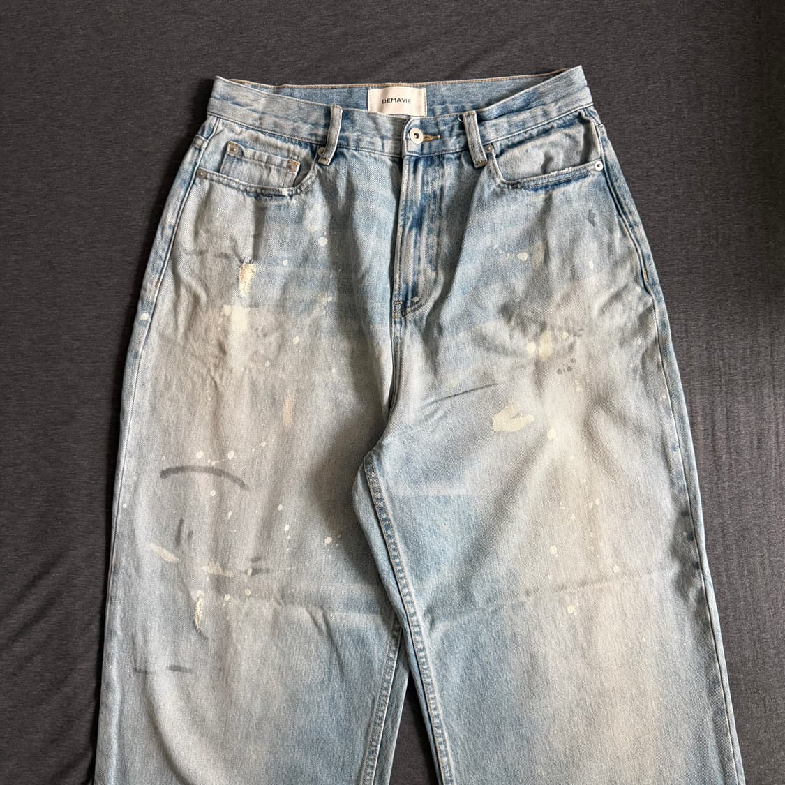 Demavie Faded Wash Baggy Pants 상품이미지2
