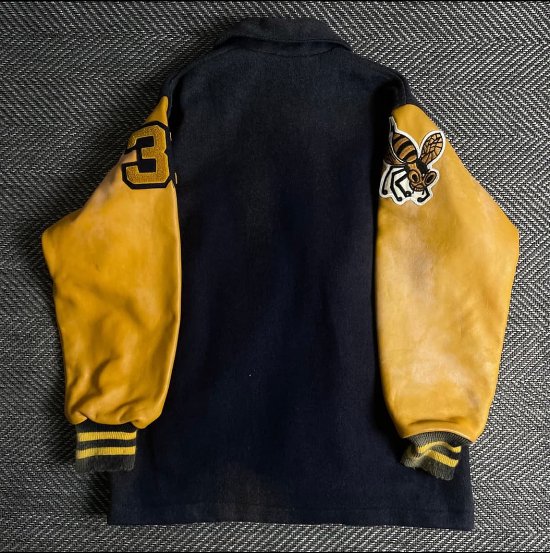 USA 빈티지 아카이브 레더 바시티 자켓o 2916 상품이미지3