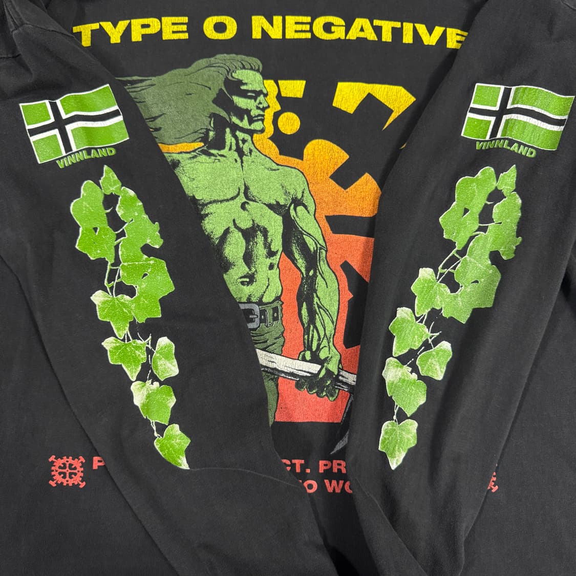 빈티지 90s Type O Negative 타입오네거티브 롱슬리브 티셔츠 상품이미지3
