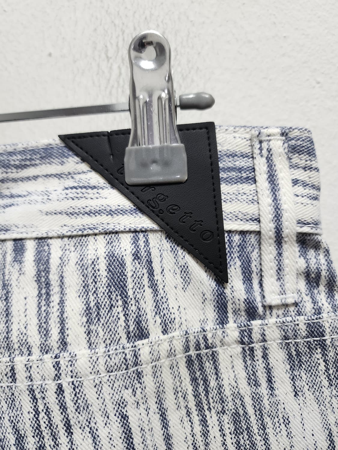 (새상품) TARGETTO 타게토 기하학패턴 데님 상품이미지5