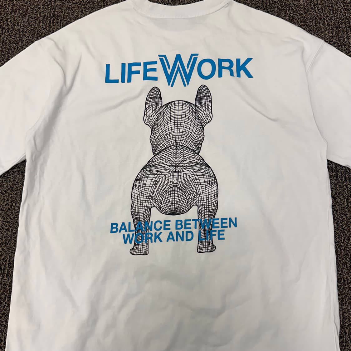 LIFE WORK 라이프워크 반팔티셔츠 화이트 M 상품이미지6