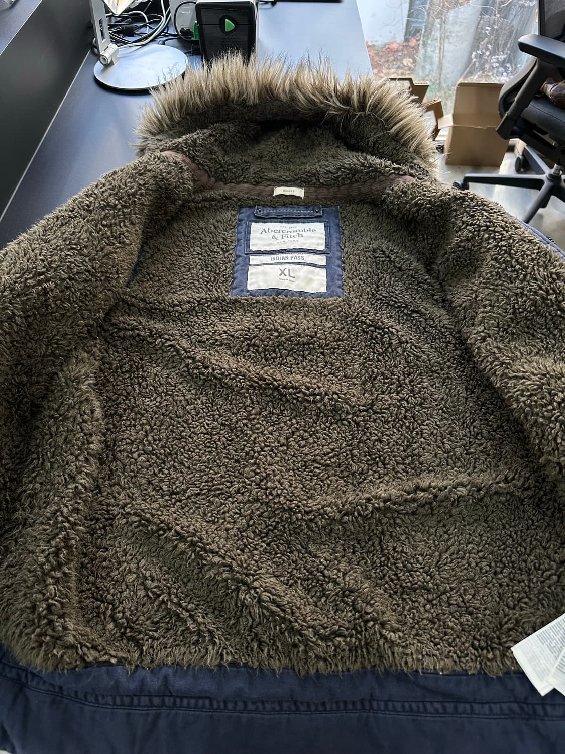 아베크롬비 머슬핏 울프죠 포켓 후드자켓 상품이미지6