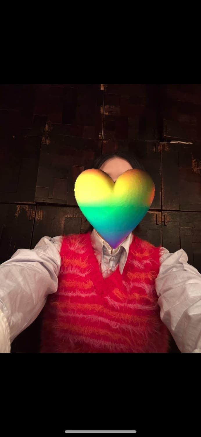 MOONSUN 문선 모헤어 니트 조끼 베스트 상품이미지5