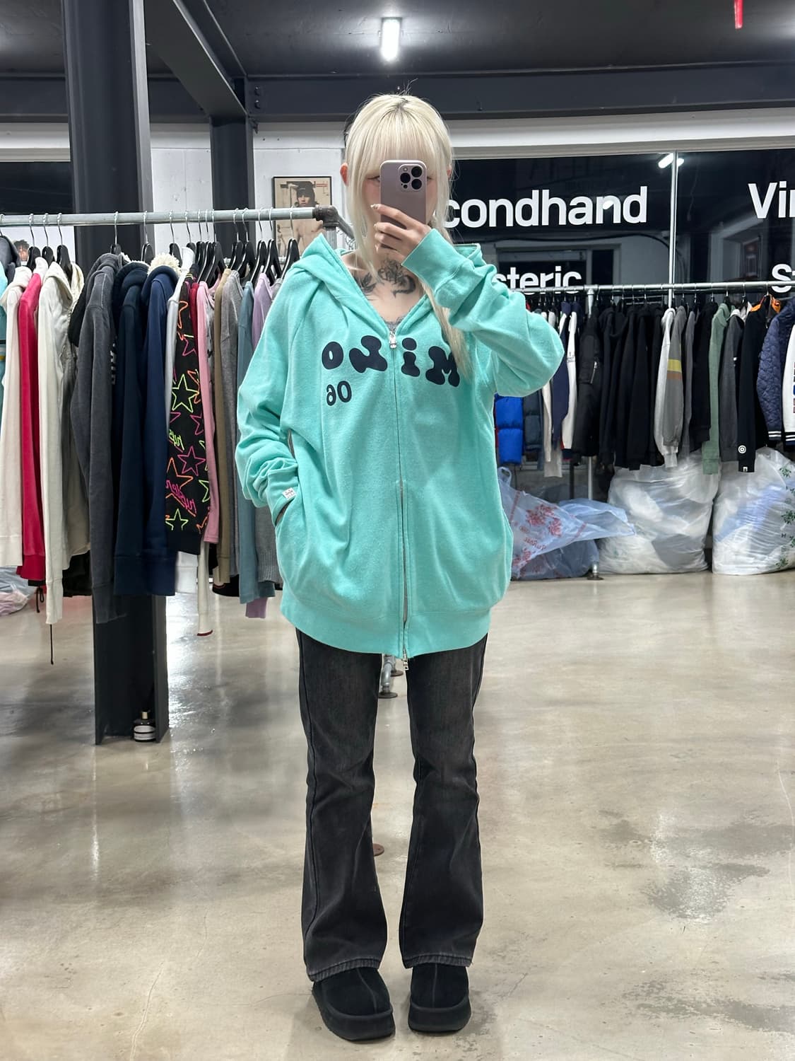 베이프 베이비 마일로 06s 풀 집업 후드 상품이미지3