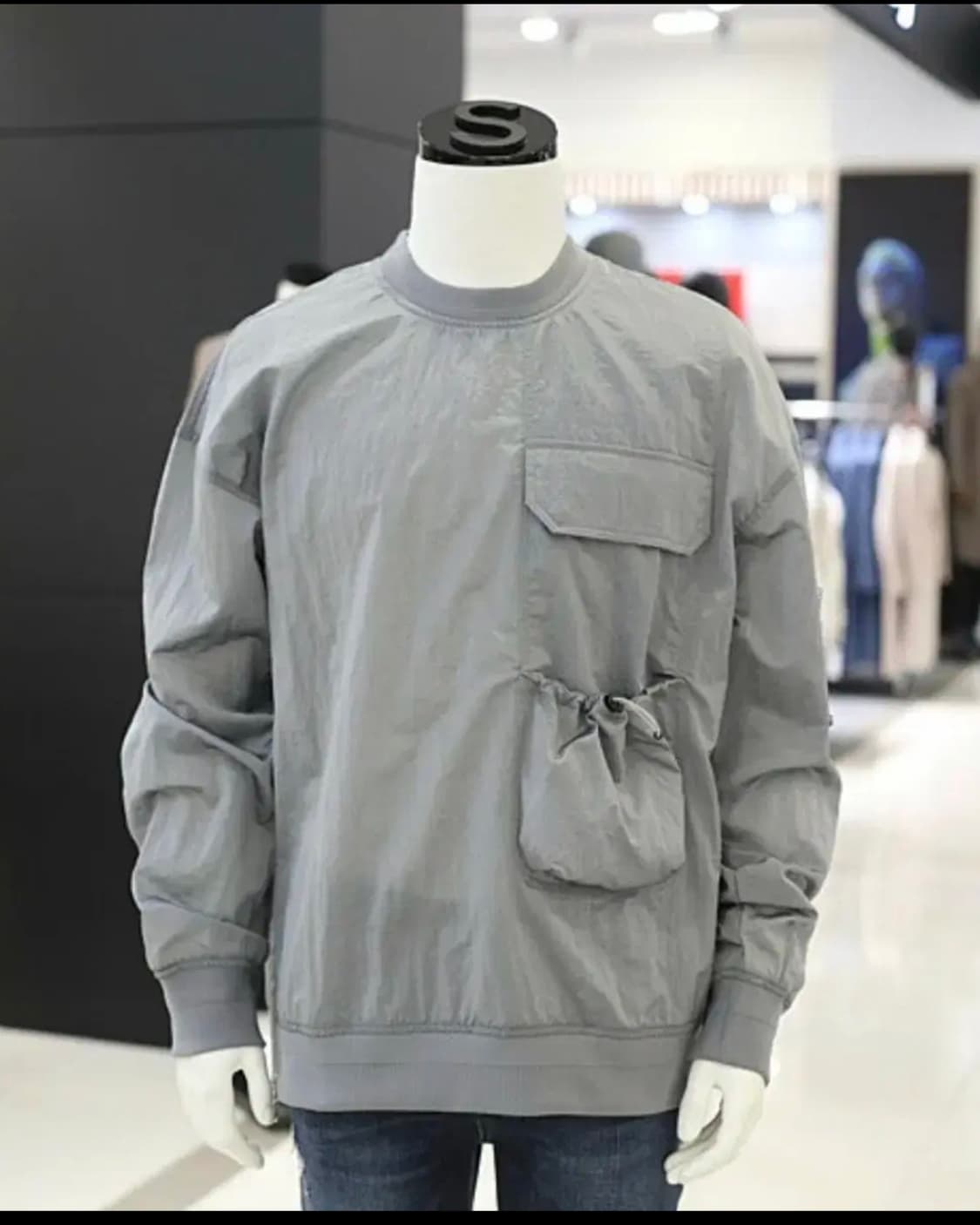 ZIO 지오 송지오 바스락 우븐 맨투맨 아노락 바람막이 100 상품이미지1