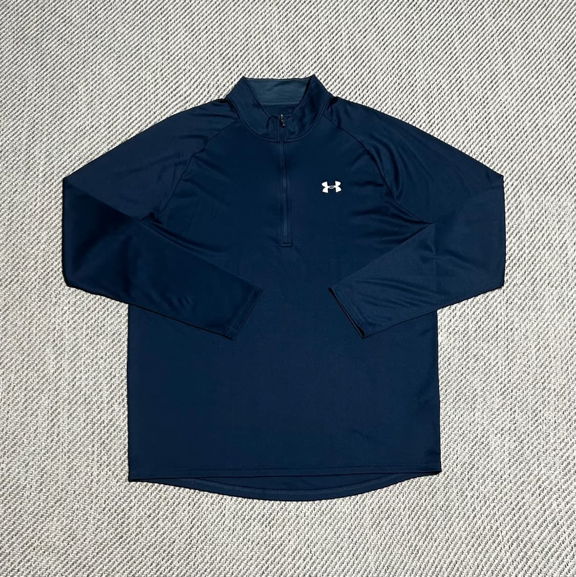 [XXL] Underarmour 언더아머 루즈핏 네이비 반집업 기능성 티 상품이미지1