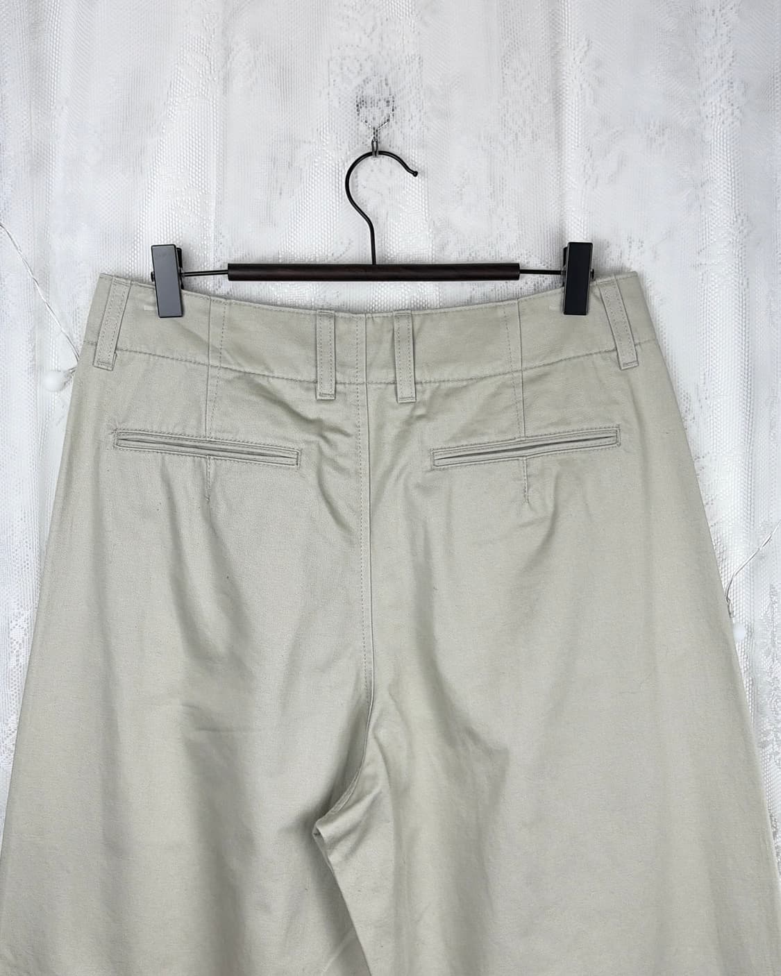 LEMAIRE x UNICLO U wide-fit curved pants 상품이미지4
