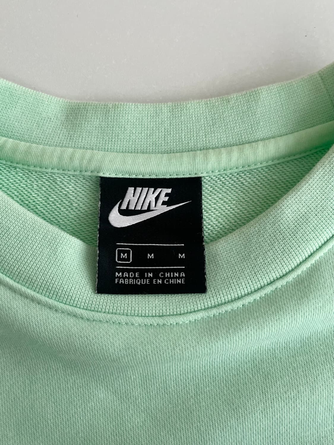 M) 나이키 맨투맨 티셔츠 민트 상품이미지4