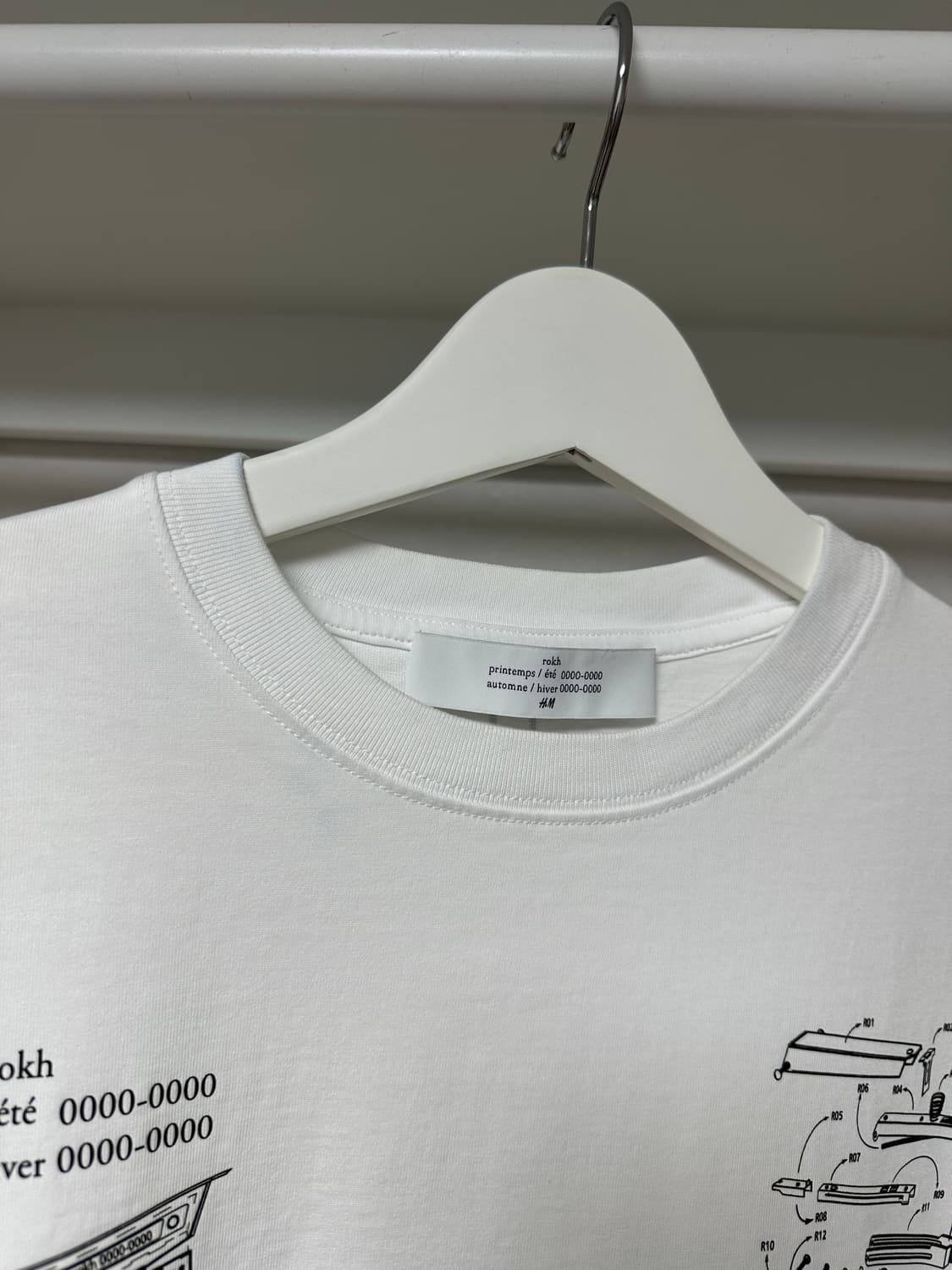 H&M x ROKH 콜라보 반팔 L 급처 상품이미지5