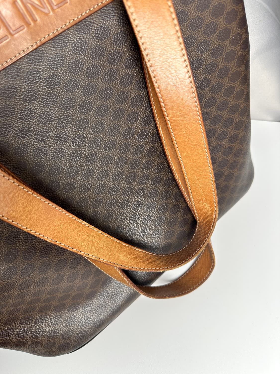 셀린느 빈티지 버티컬 숄더 토트백 남녀공용 상품이미지10