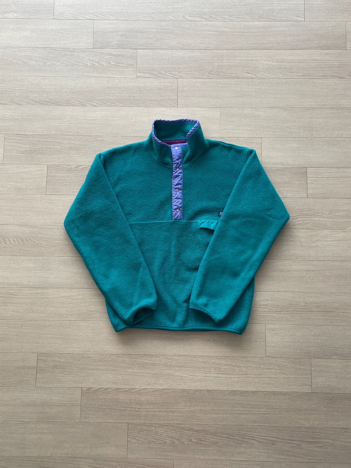 90s 파타고니아 신칠라 틸 그린 퍼플 빈티지 플리스 상품이미지1