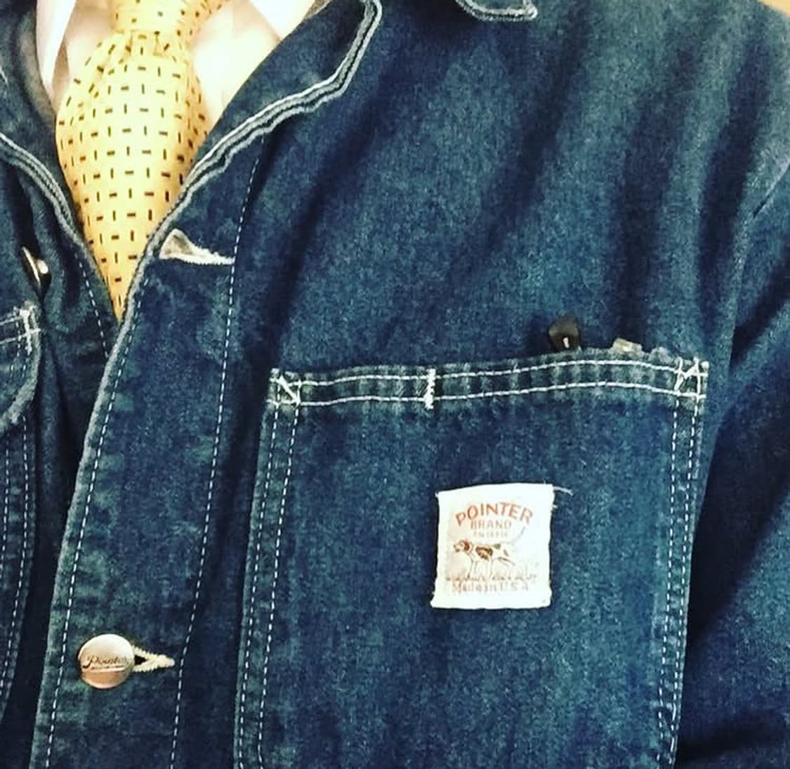 90s USA Pointer Brand 데님 초어 자켓 상품이미지7