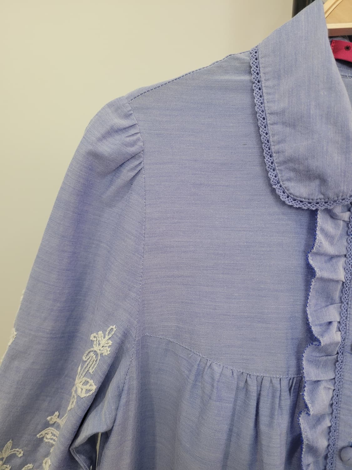 돌리걸 바이 안나수이 레이스 자수 7부 소매 원피스 55사이즈 상품이미지3