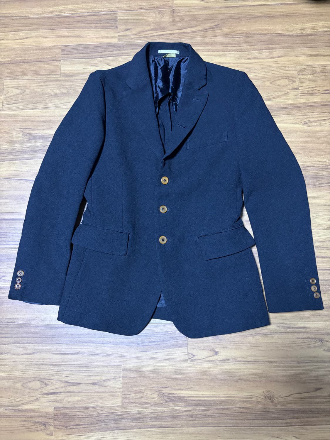 꼼데가르송 옴므 플러스 폴리에스터 축융 자켓 상품이미지3