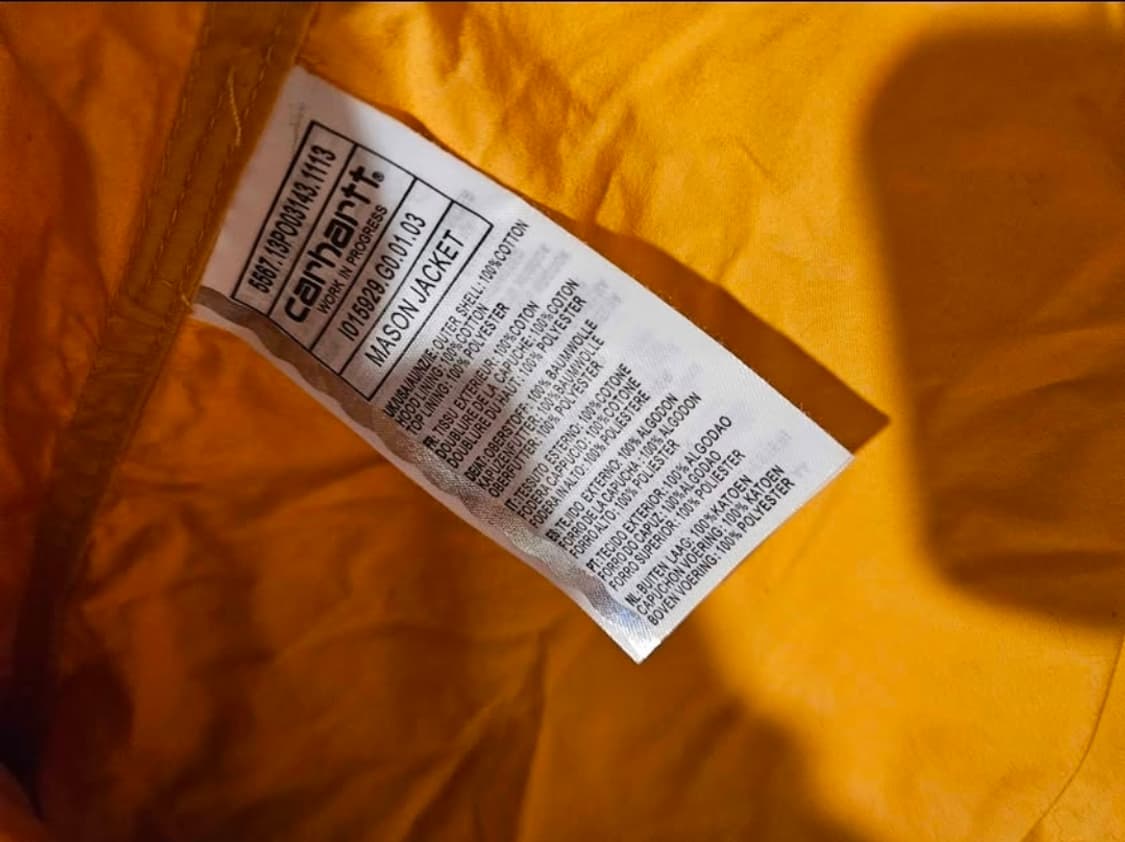 칼하트 메이슨 자켓 머스타드 옐로우 자켓 L 상품이미지4