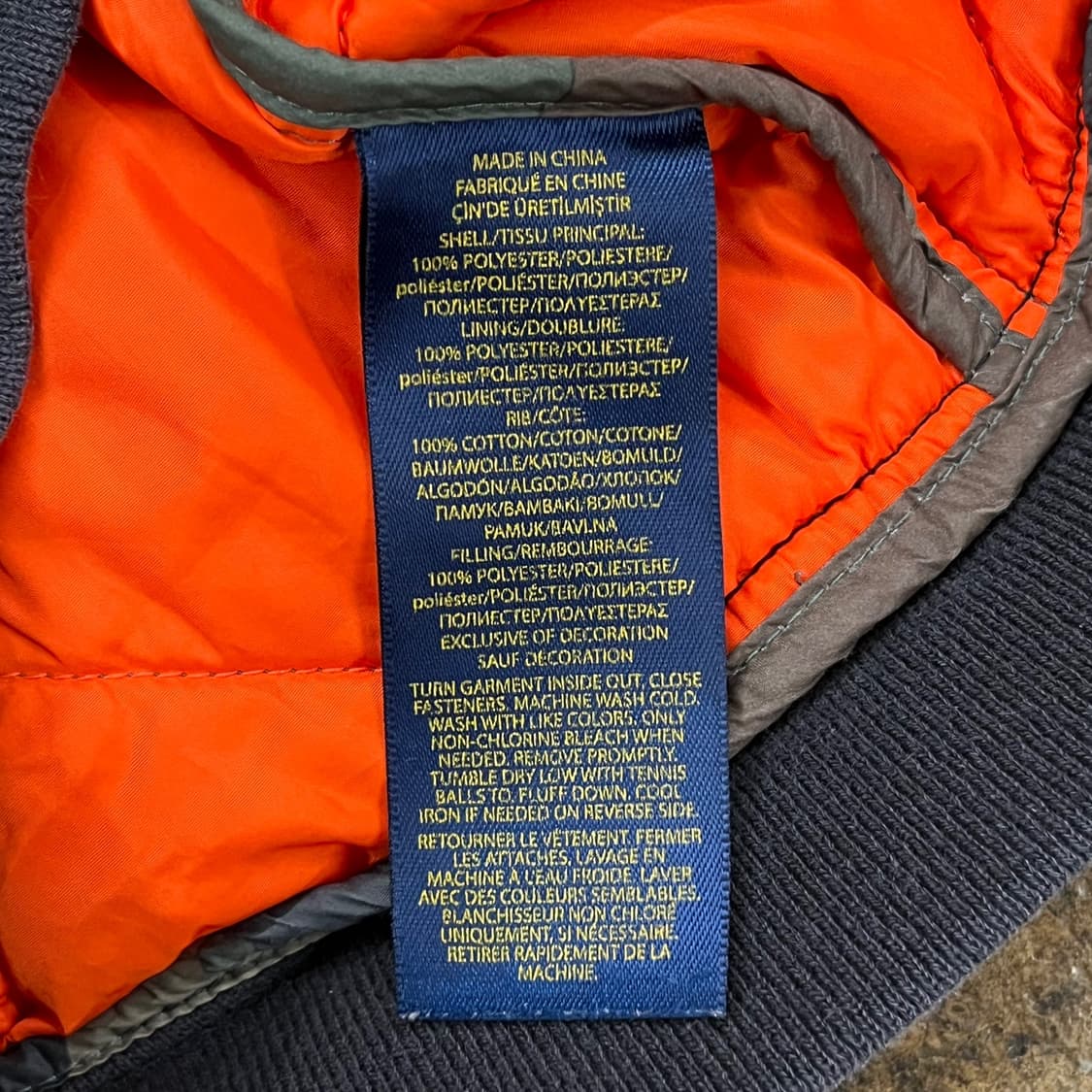 [정품/L] 폴로 랄프로렌 카모 밀리터리 퀼팅 조끼 b8 상품이미지6