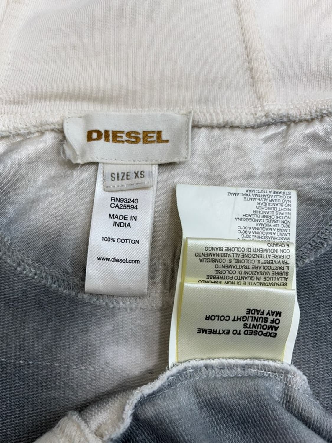 디젤 빈티지 후드 집업/#2816 상품이미지6