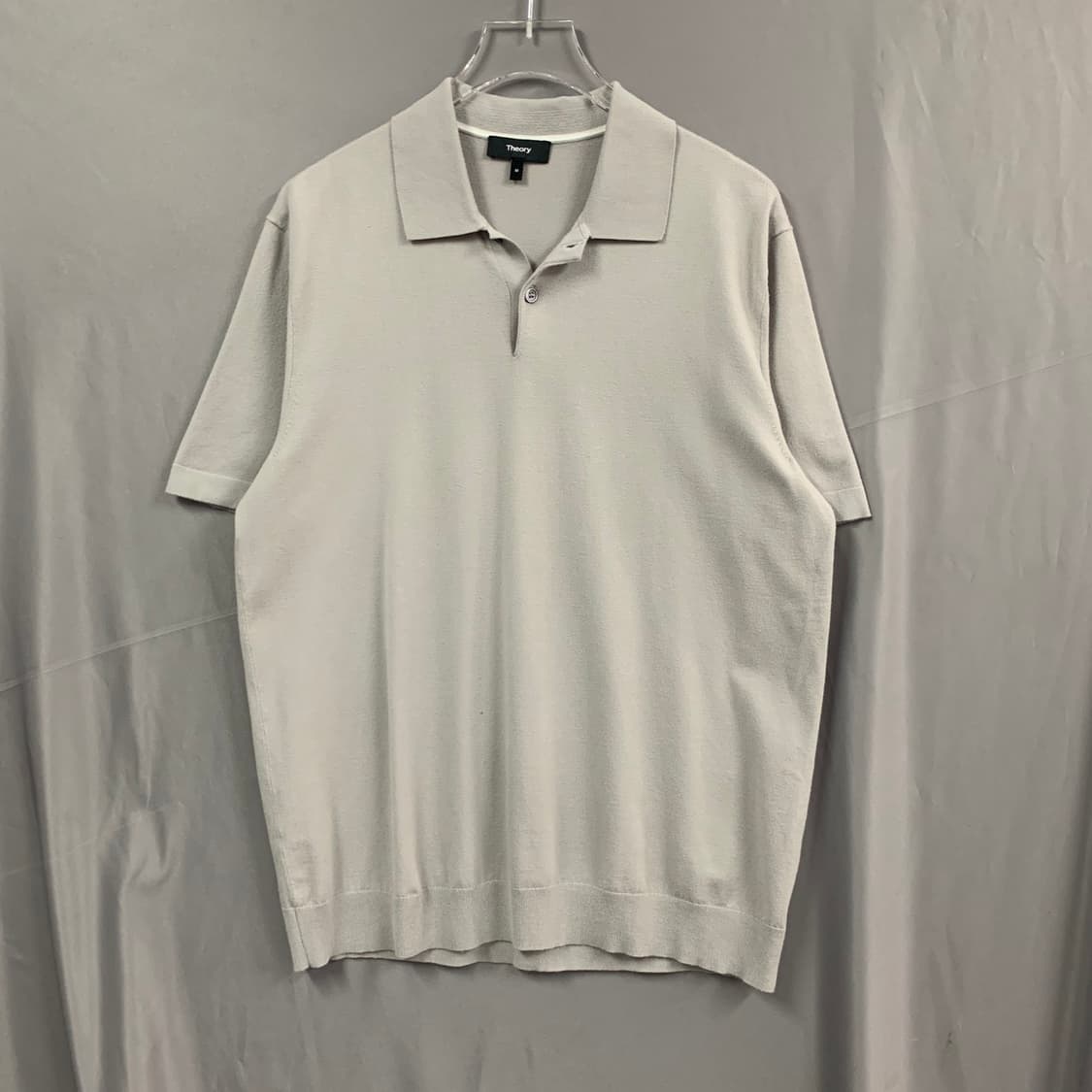 M THEORY 띠어리 고리스 그레이 PK 니트 폴로 반팔 카라티 상품이미지1