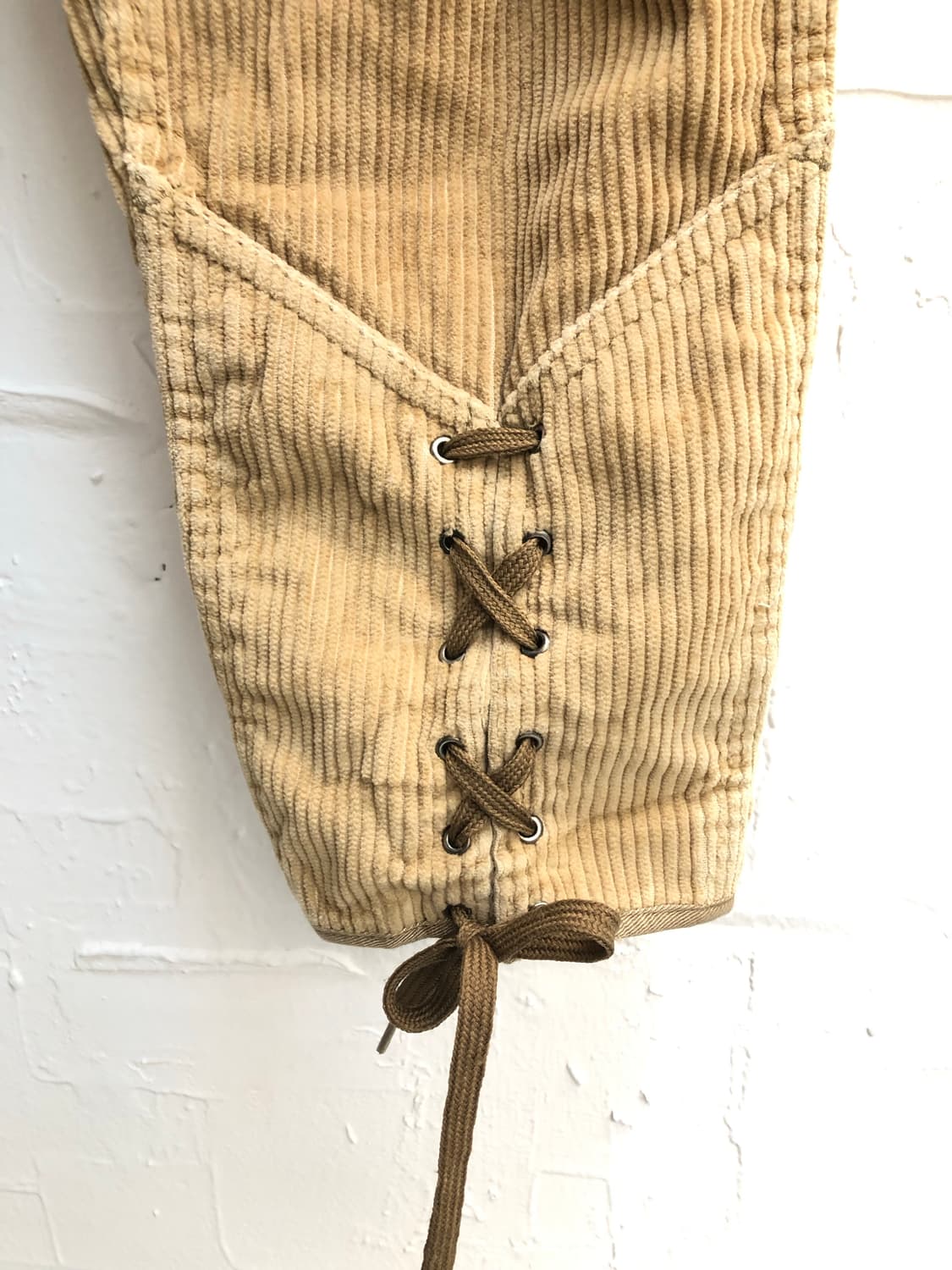 knot detail corduroy baggy pants 상품이미지5