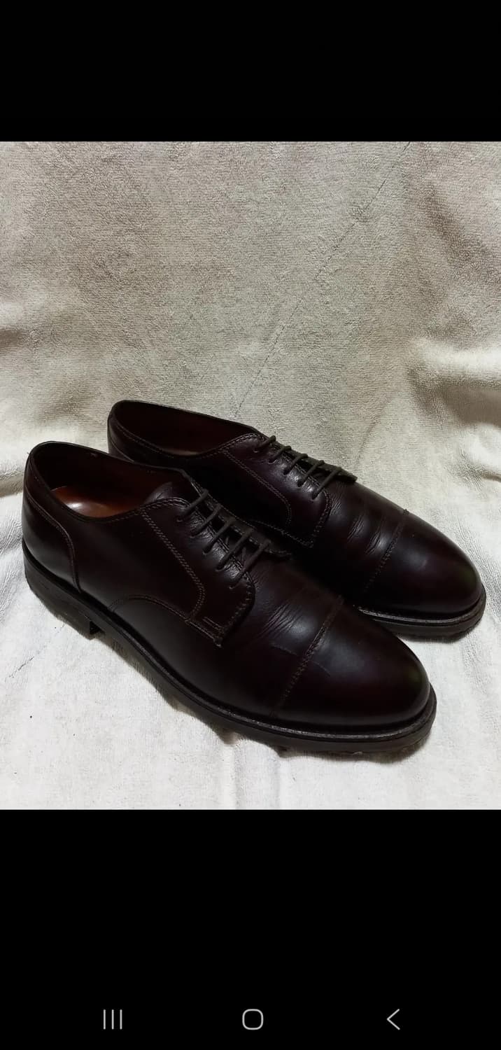 [판매] Alden 973 알든 973 카프 스트레이트 팁 블러처 8d 상품이미지1