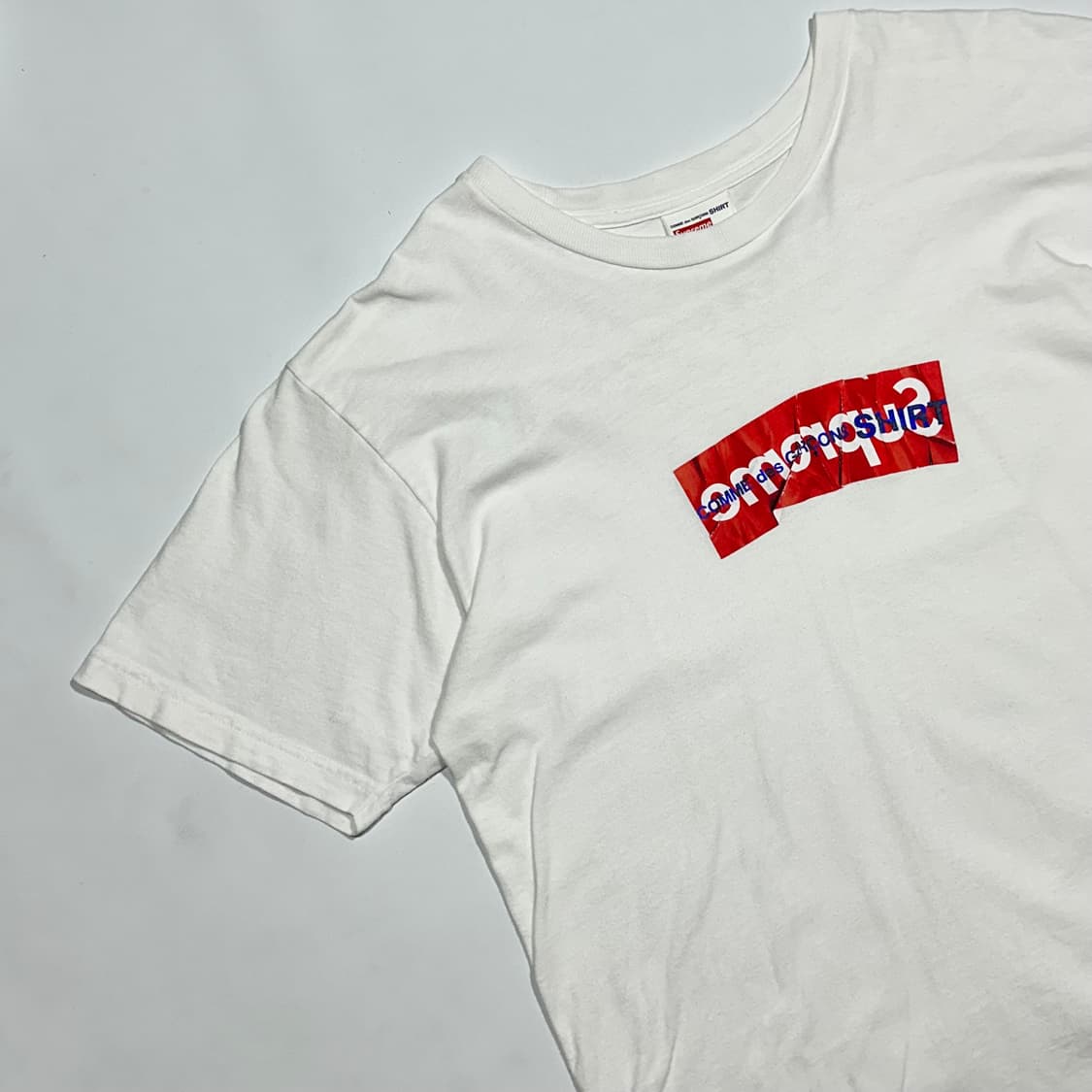 슈프림 꼼데가르송 박스로고 반팔티셔츠 상품이미지6