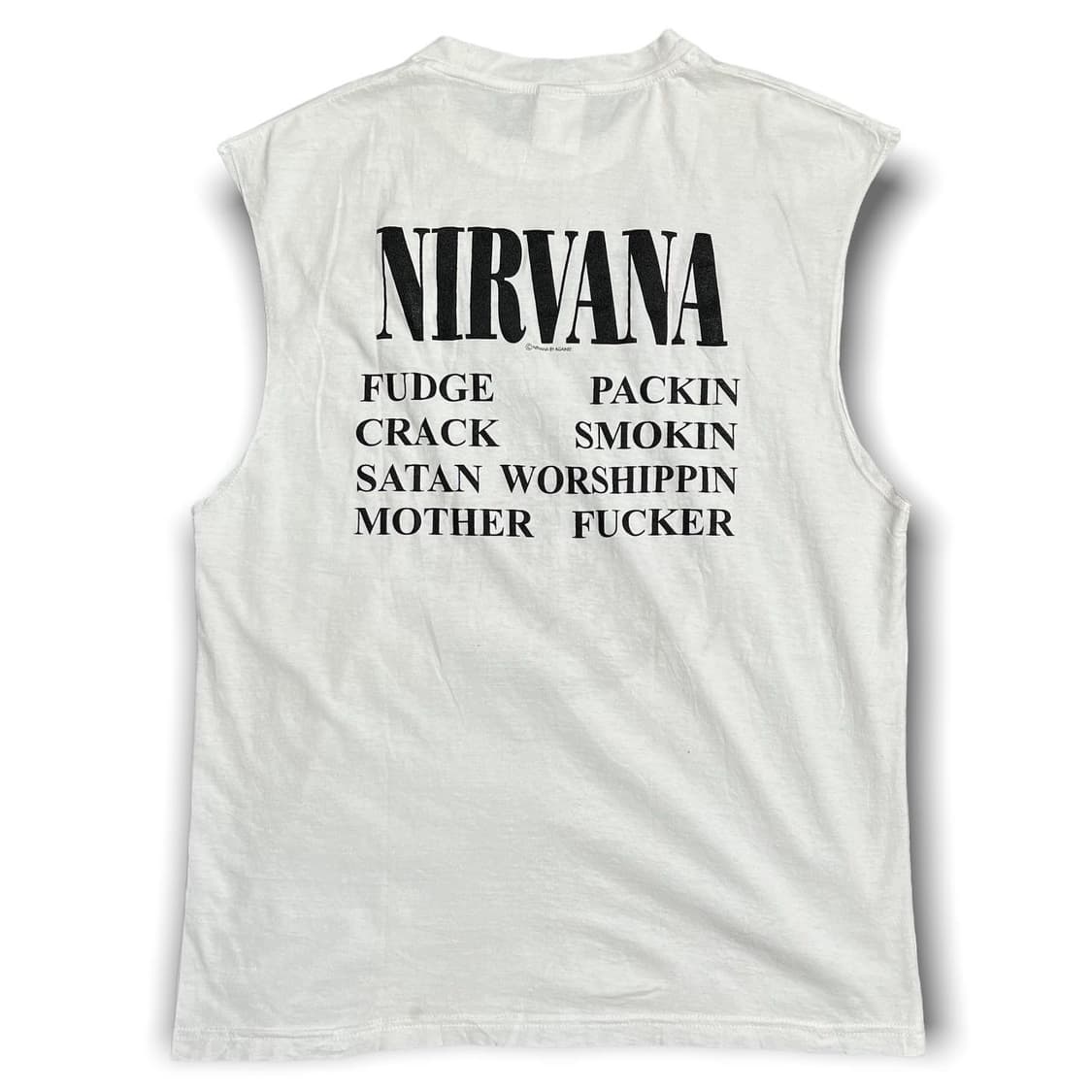 너바나 슬리브리스 티셔츠 상품이미지3