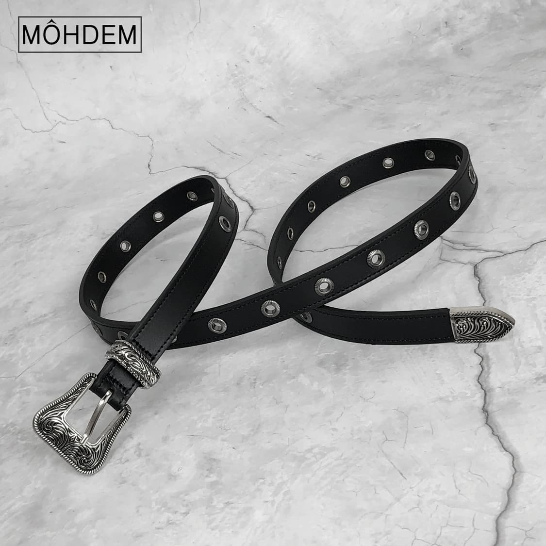 [Unisex] 아일렛 로랑 이태리 소가죽 벨트 상품이미지9