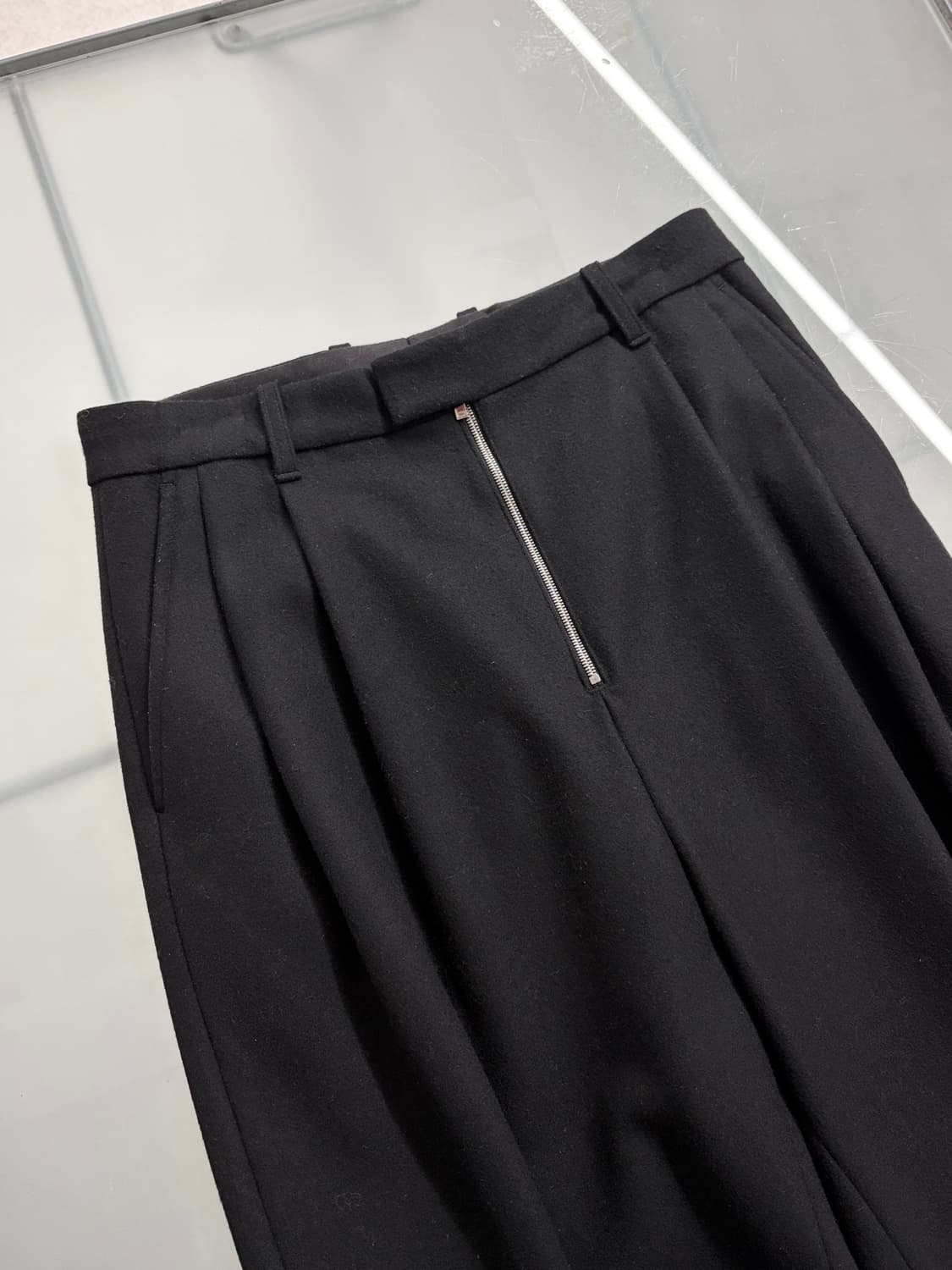 22fw 슈타인 4플리츠 울 슬랙스 상품이미지3