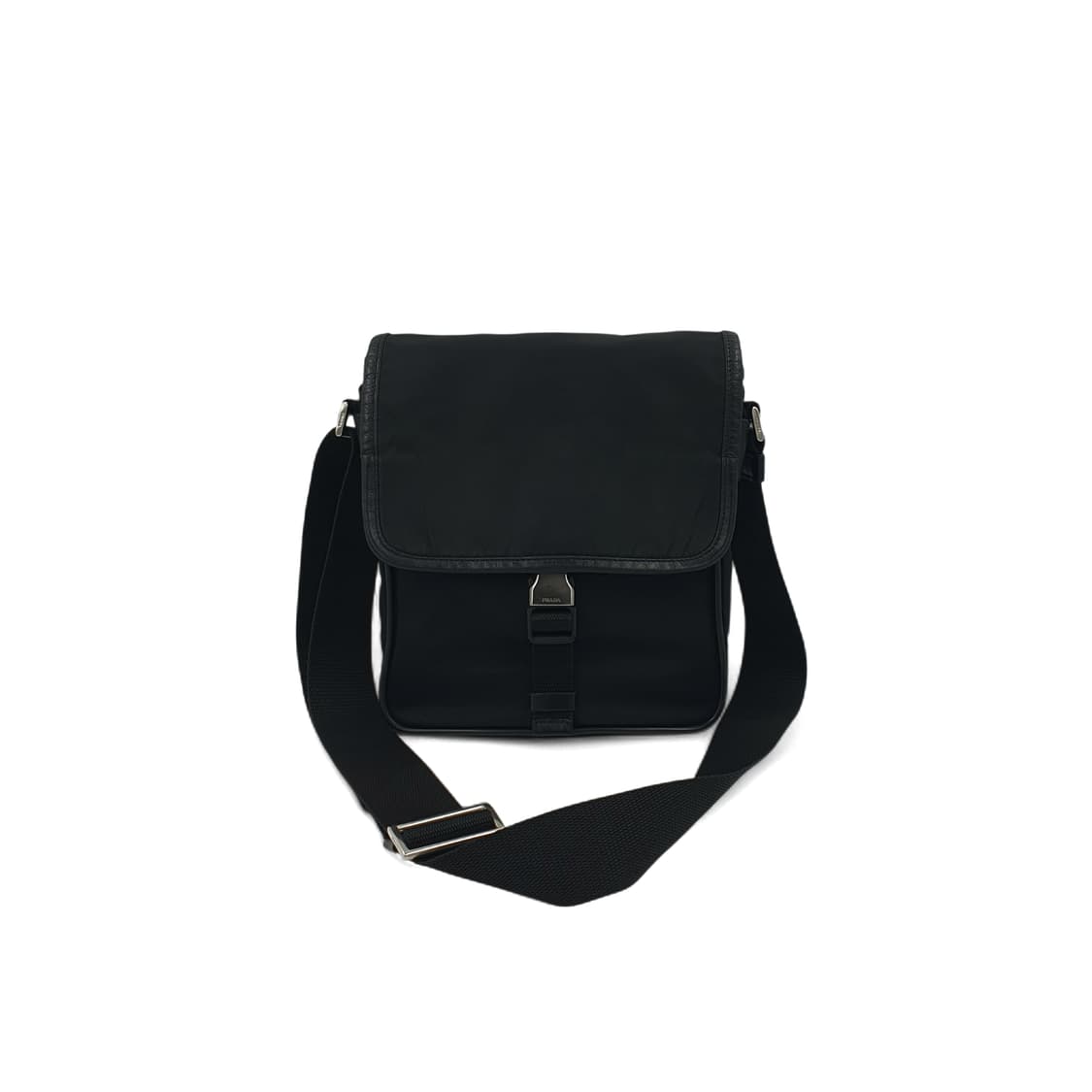 프라다 삼각로고 리나일론 블랙 미니 메신저백 숄더백 상품이미지1