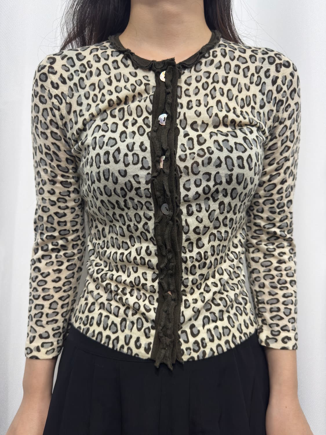 leopard cardigan 상품이미지2