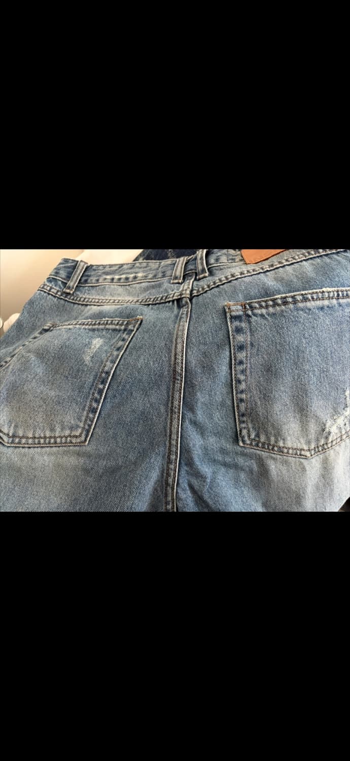 INSILENCE 인사일런스 와이드 데님 팬츠 M 상품이미지4