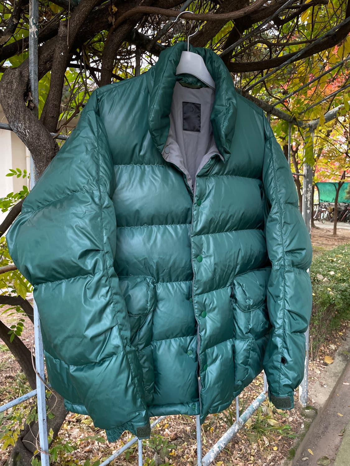 다이와피어 테크 백패커 다운 패딩 L 그린 상품이미지2