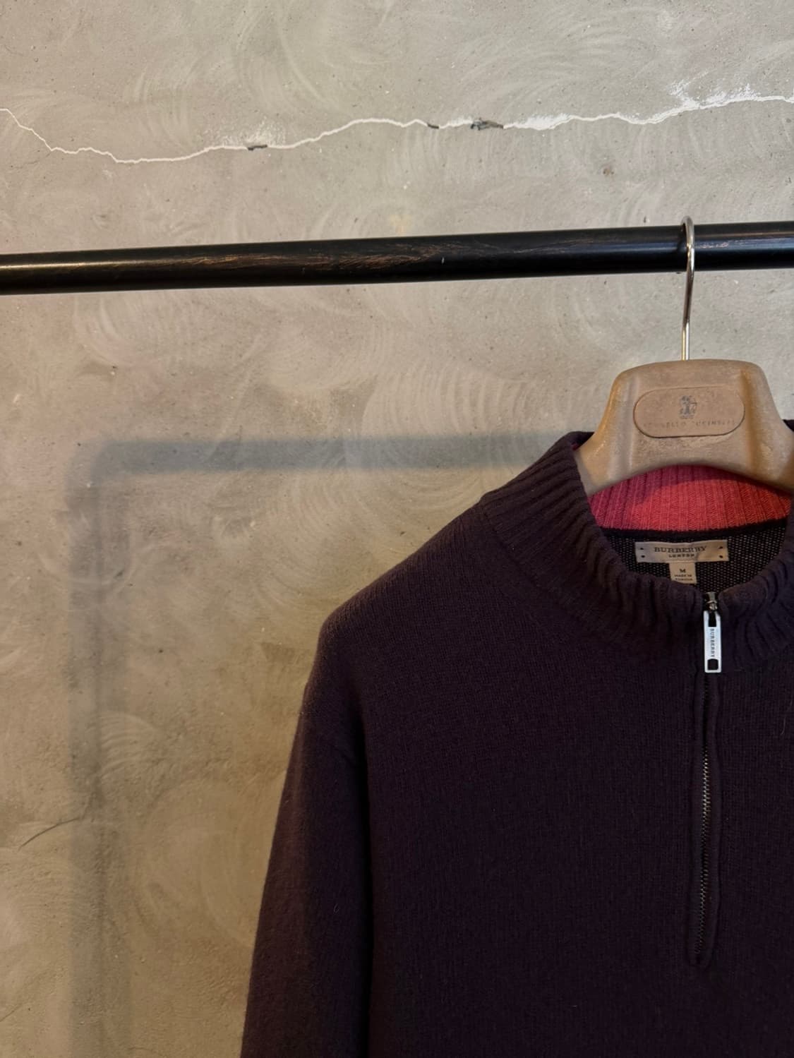 버버리 짚업 니트 100 상품이미지4