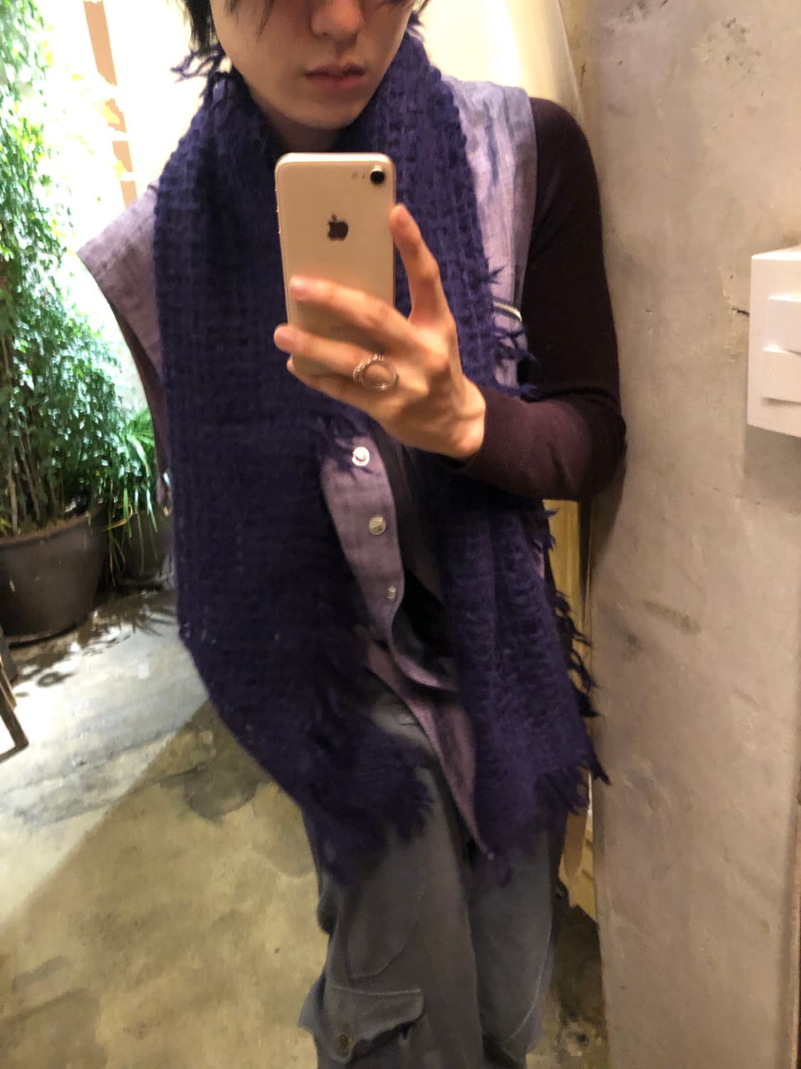 이세이미야케 크로셰 스카프 상품이미지4