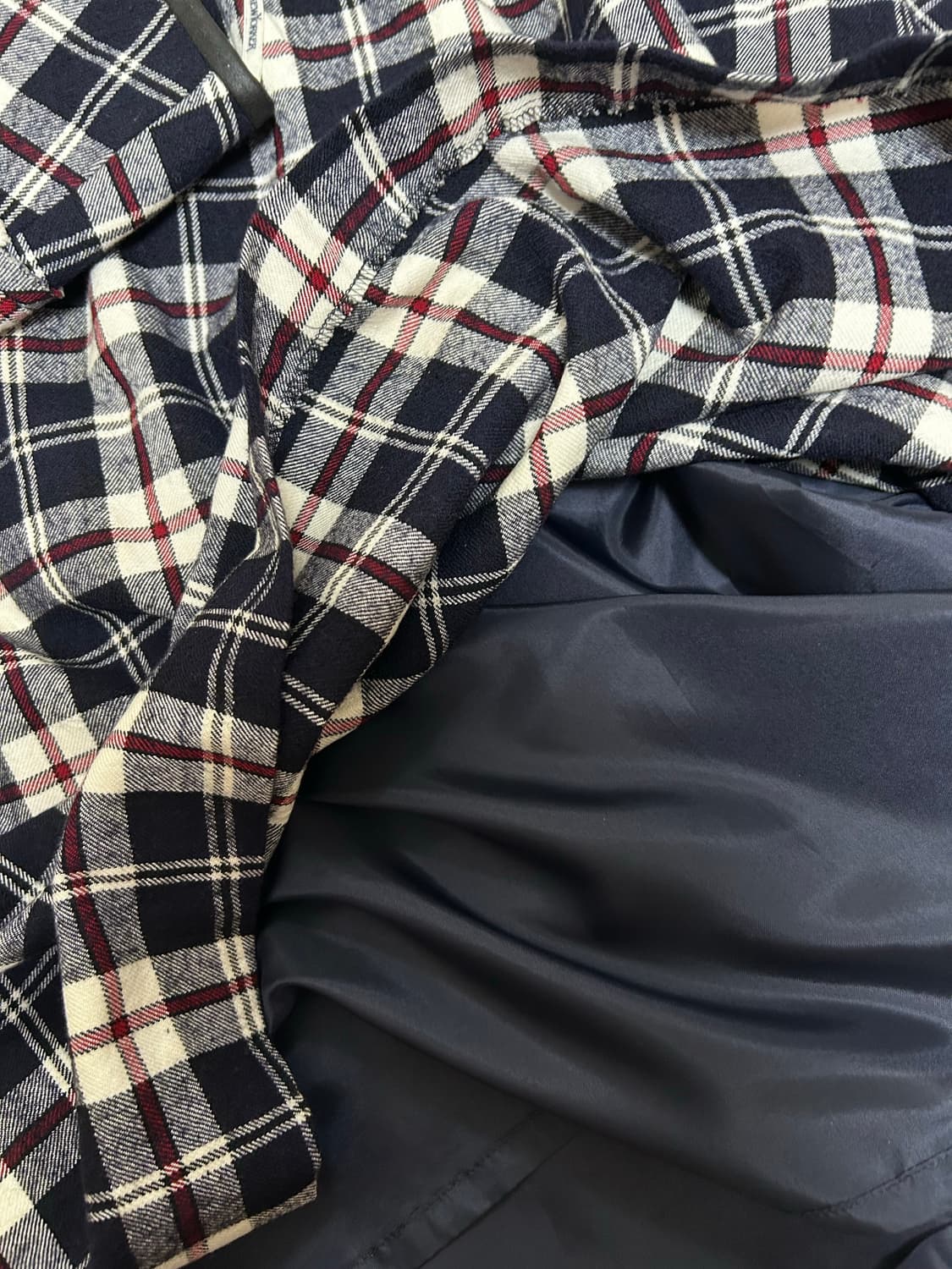 뉴요커 빈티지 체크 스커트 상품이미지5