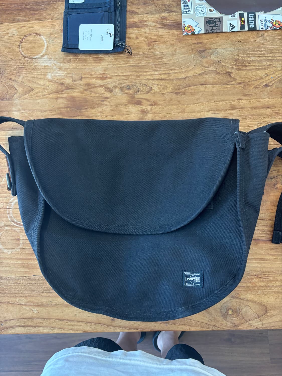 Porter canvas cross bag 상품이미지1