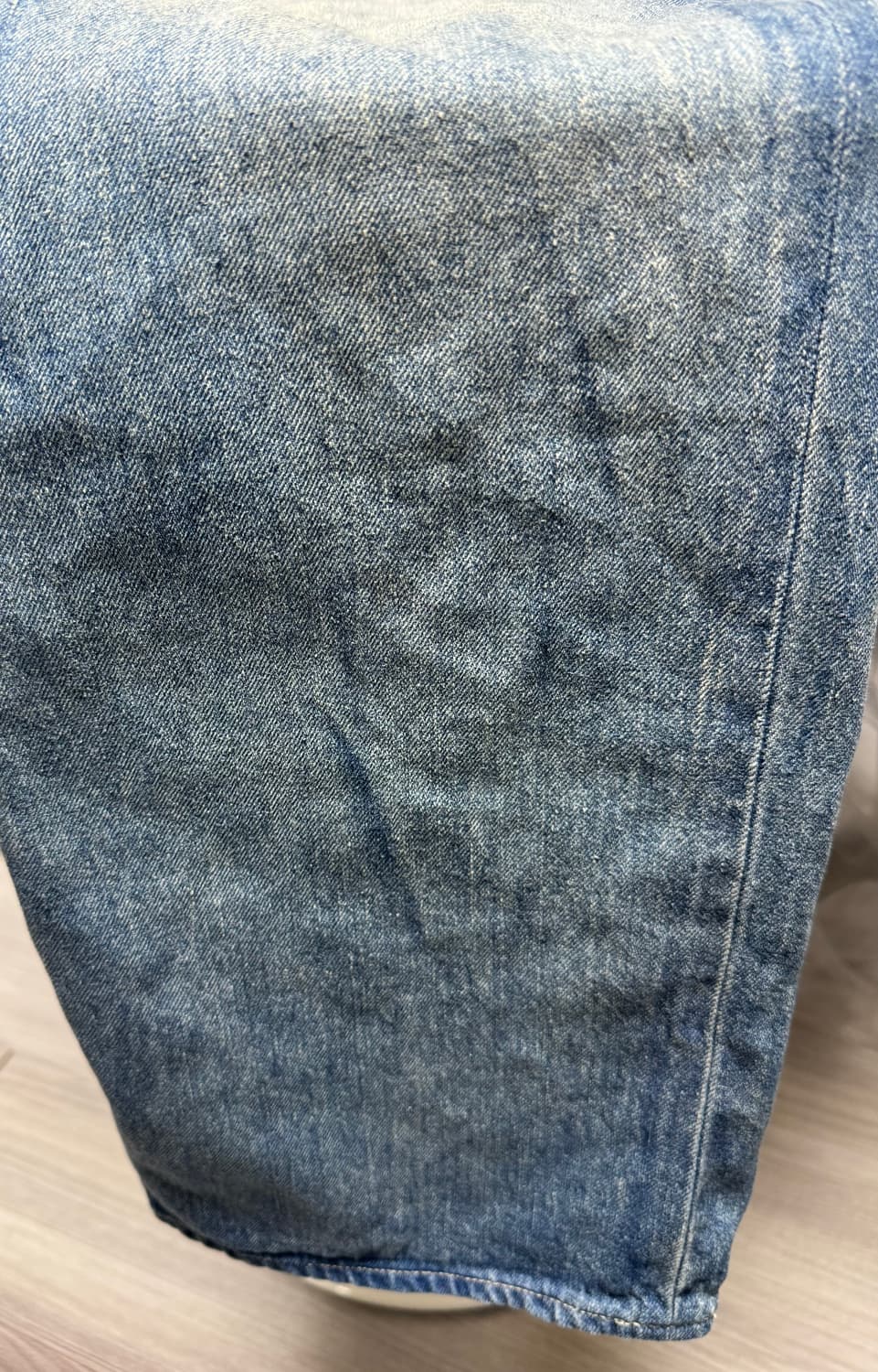오라리 셀비지 페이디드 라이트 데님 팬츠 라이트 인디고 23AW 4사이즈 상품이미지8