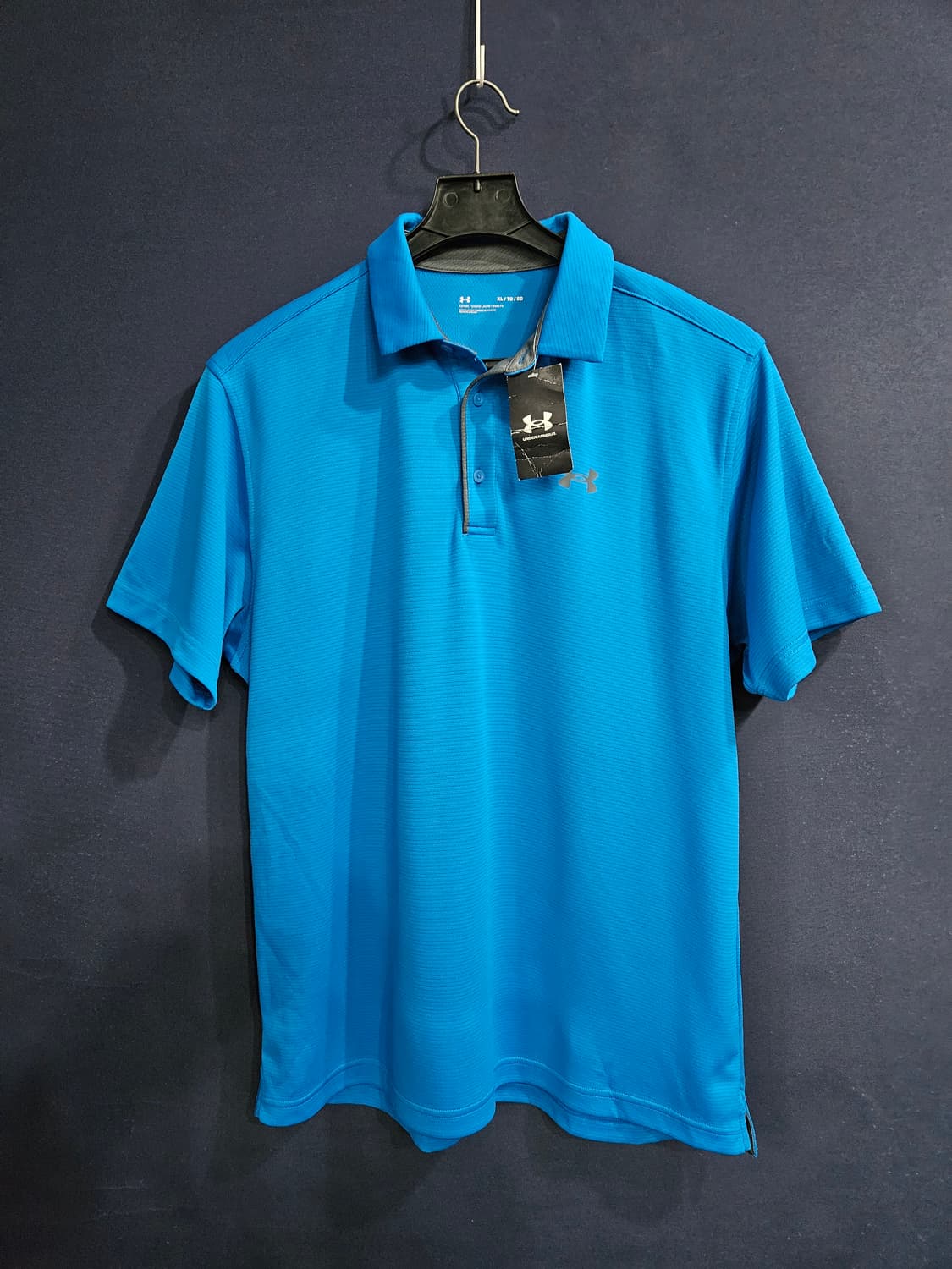 언더아머 블루 남성 110 카라반팔티 상품이미지1