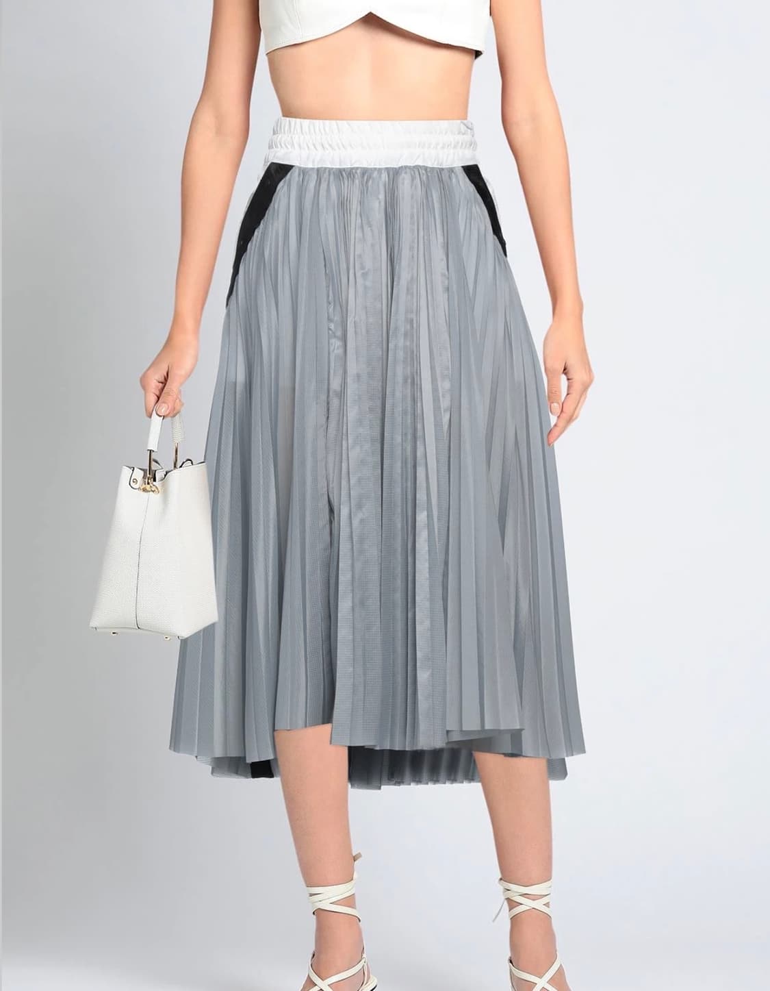 새상품 나이키 x 사카이 플리츠 스커트 XS(44,55사이즈 가능) 상품이미지1