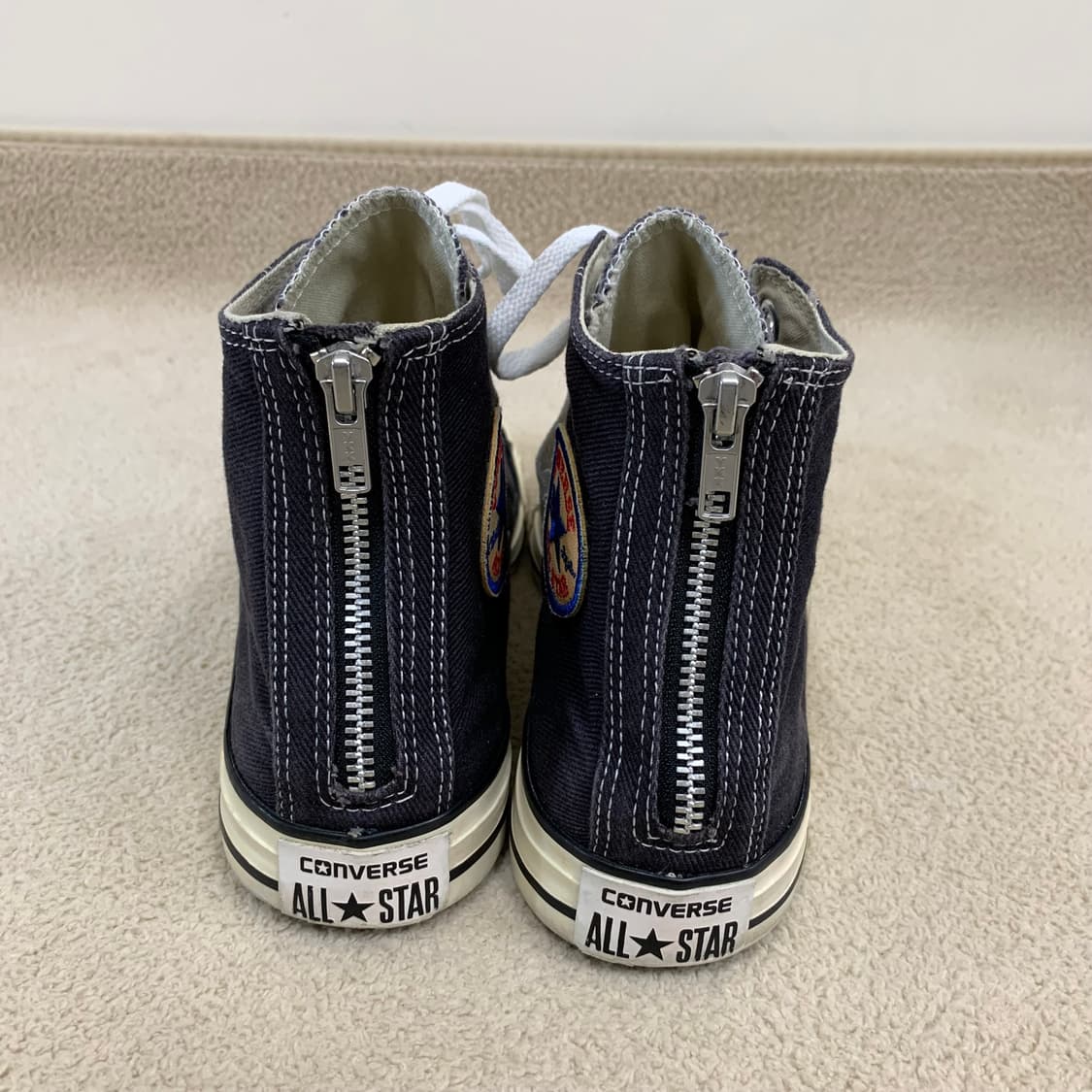 컨버스 올스타 하이 백지퍼(270/블랙) 스니커즈 캔버스화 남자운동화 상품이미지7