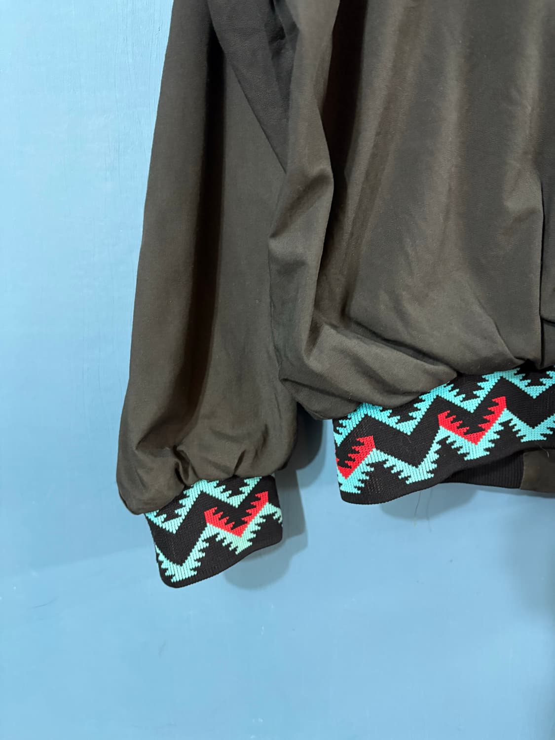 80‘s West Ark Aztec pattern varsity JK 상품이미지7