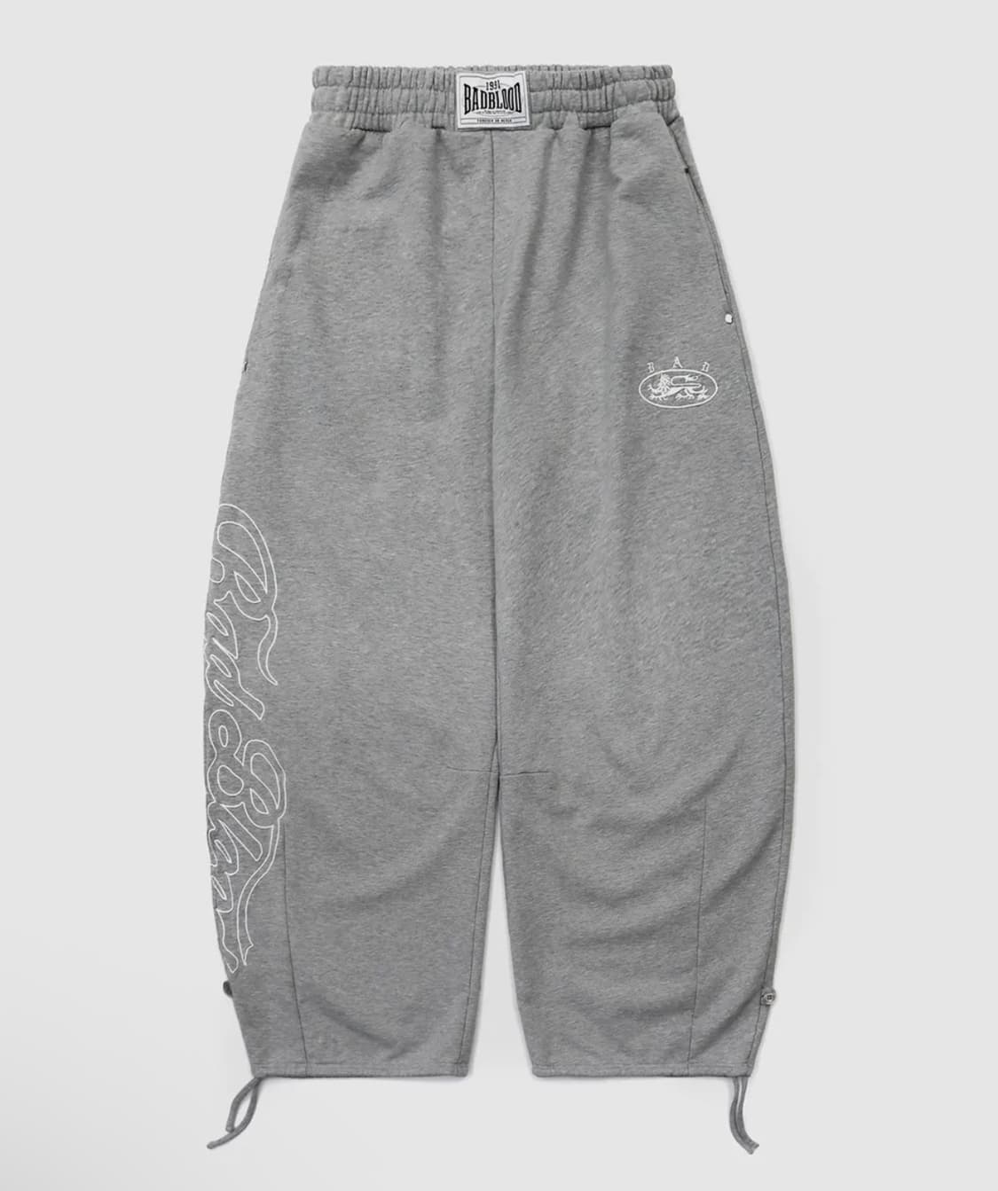 배드블러드 미스틱 캡슐 커브드 조거 트라우져 그레이 팬츠 M 상품이미지1