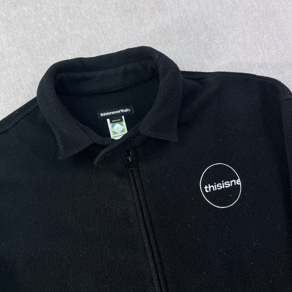 100 디스이즈네버댓 플리스 블루종 자켓 상품이미지3