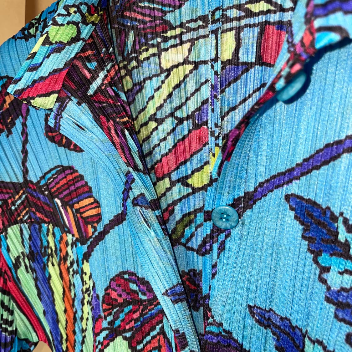 플리츠 플리즈 이세이 미야케 반팔 블라우스 상품이미지5