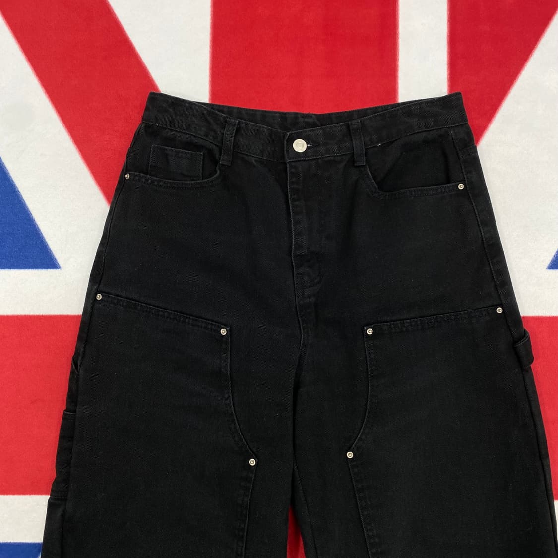 빈티지 더블니 카펜터 와이드팬츠 M  상품이미지2