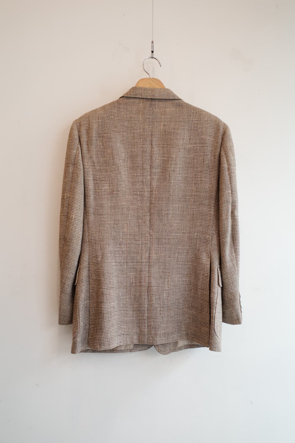90s Burberry 버버리 올드모델 울&리넨 자켓  상품이미지8