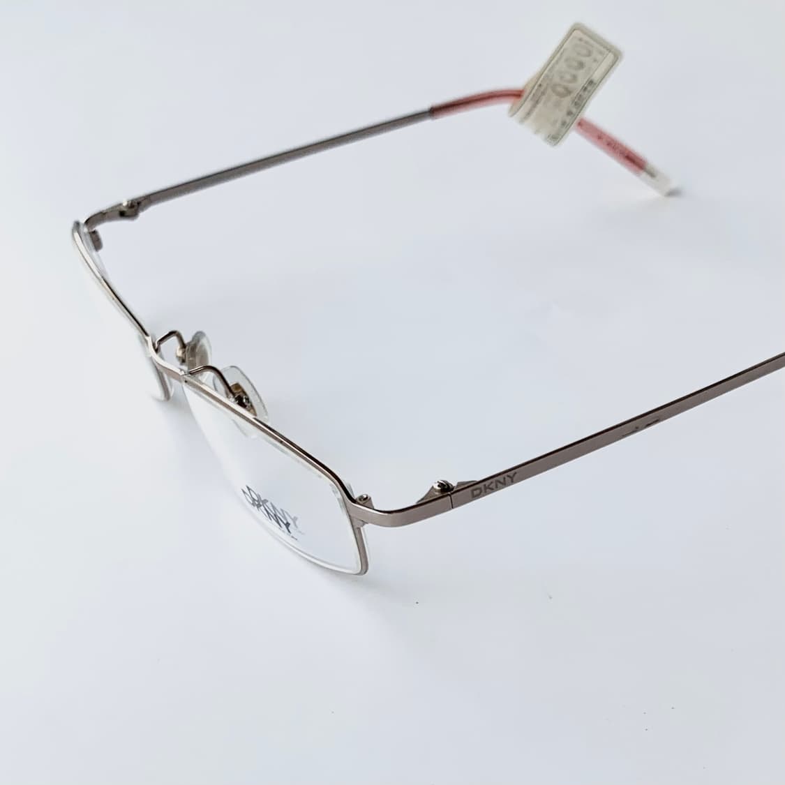 867 DKNY 디케이엔와이 데드스탁 빈티지 슬림 사각 메탈 실버 핑크  상품이미지5