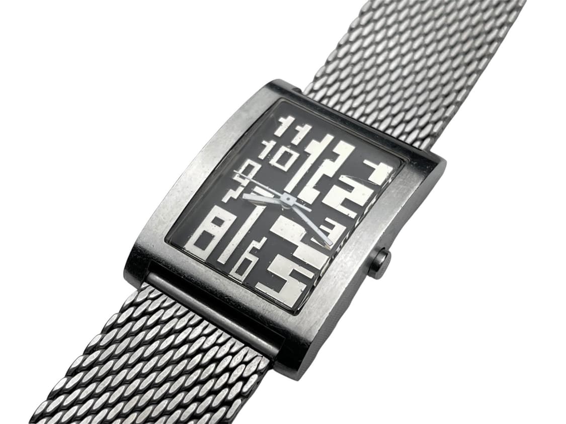typography square watch 상품이미지4