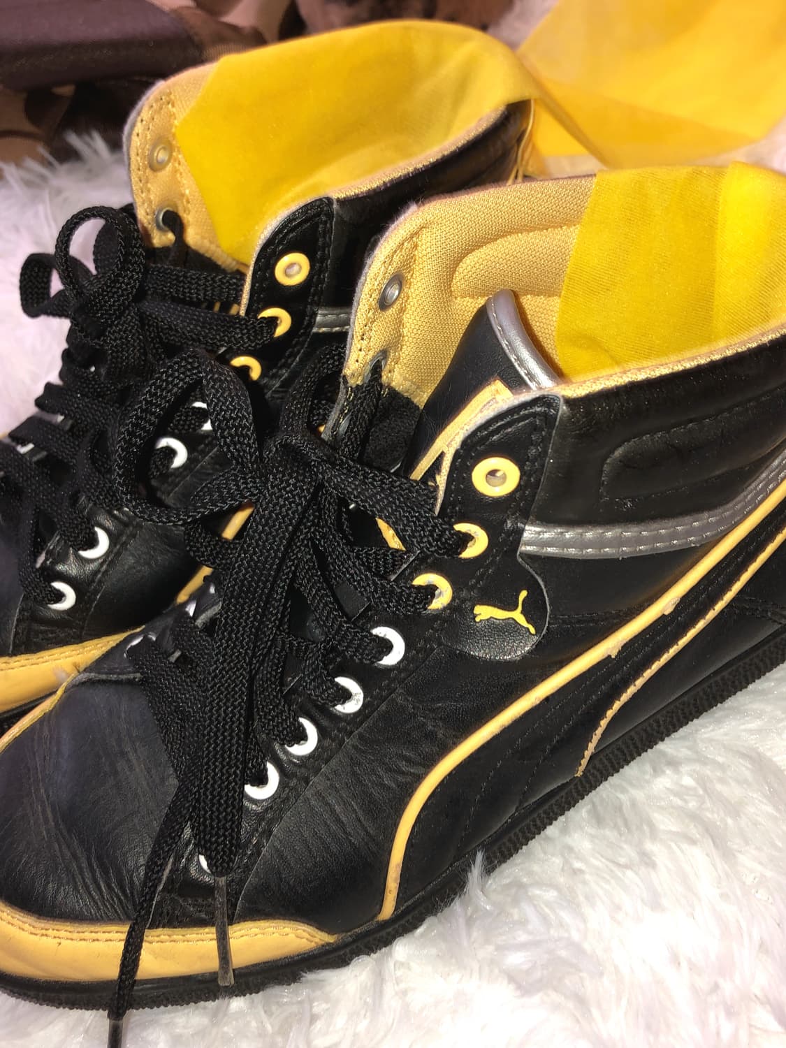 puma yellow silver shoes 상품이미지2
